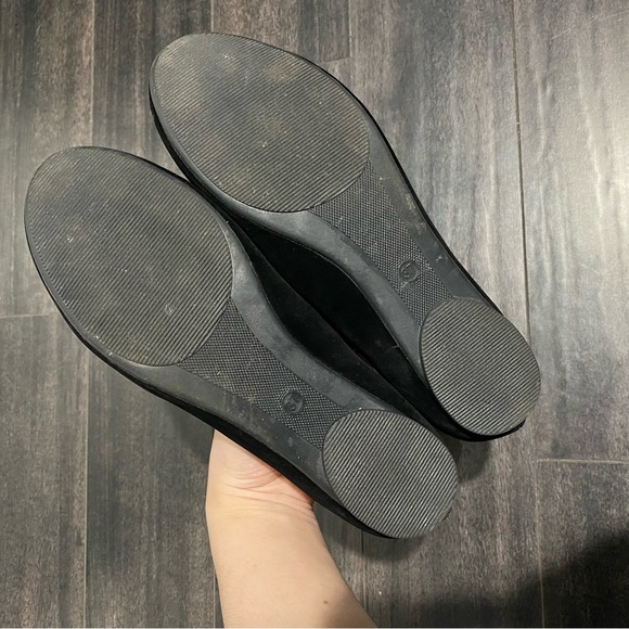 Black & Gold Cat Flats - Size 7 - Picture 3 of 3